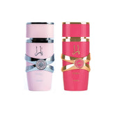 Lattafa Yara EDP bottle highlighting premium fragrance for daytime elegance.