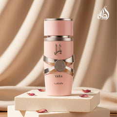 Lattafa Yara highlights heliotrope and orchid for a refined floral heart.