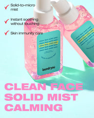 LAUNDRYOU gel-to-mist transition texture visible on skin delivers deep moisture