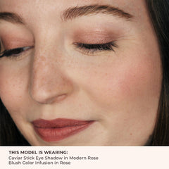 Laura Mercier Blush Color Infusion Rose packaging highlights portable, on-the-go color.