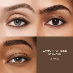 Laura Mercier Caviar Tightline Bronze on lash line for definition