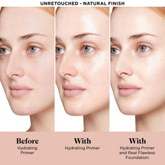 Laura Mercier Pure Canvas Primer glycerin locks in moisture for flawless makeup.