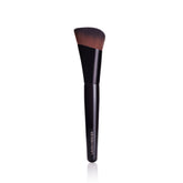 Laura Mercier Real Flawless Foundation Brush closeup showing dense bristles for seamless application.