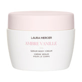 Laura Mercier Serum Body Cream bottle close-up showing silky hydration