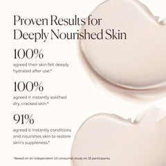 Laura Mercier Serum Body Cream on skin demonstrating immediate hydration and smooth finish.