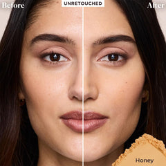 Laura Mercier powder packaging showcases a premium holiday gift set option