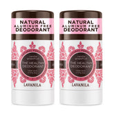 Lavanila Vanilla Grapefruit deodorant stick close-up showing smooth texture for daily freshness