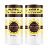 Lavanila Vanilla Lemon deodorant stick close-up showing smooth glide for daily freshness