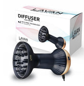 LAVANPRO NEW YORK diffuser hair dryer back view, ergonomic design for effortless styling.