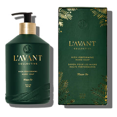 L'AVANT Collective hand soap bottle communicates premium hand care and everyday elegance.