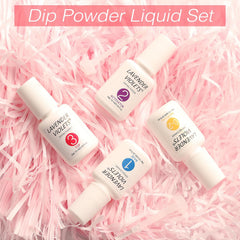 Lavender Violets nail primer bottle provides a smooth base for dip nails.