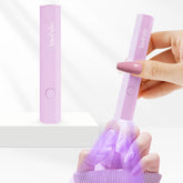 Lavinda handheld UV light drying base coat quickly for gel nails