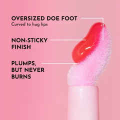 Lawless Forget the Filler Cherry Vanilla gloss cap close-up emphasizing premium luxury packaging and gifting appeal