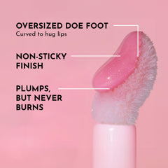 Lawless Forget the Filler Daisy Girl close-up lip with smooth lines and sheen.