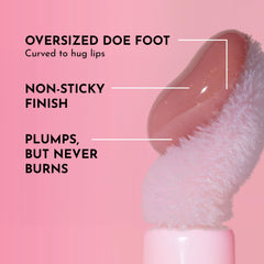 Lawless Forget The Filler Lip Plumper Nudie Pink packaging and premium gloss texture in view.