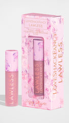 Lawless Forget The Filler gloss packaging shows limited-edition LoveShackFancy design for glam.