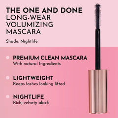 LAWLESS The One & Done mascara brush elastomer view showing lift and separation