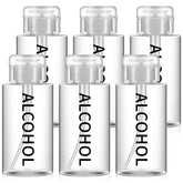 Layhit 6-pack 10oz alcohol pump bottle front view for easy, mess-free refills.