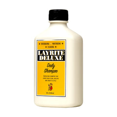 Layrite Daily Shampoo after-use hair shows soft, manageable results ready to style.