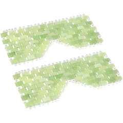 LazyGa Jade Eye Mask 2pcs cooling beads soothe tired eyes.