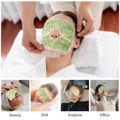 LazyGa Jade Eye Mask 2pcs warm therapy eases eye tension.