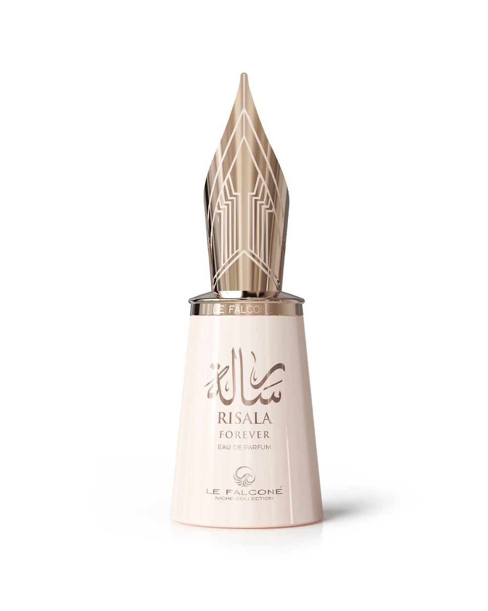 Le Falcone Risala Forever bottle closeup highlights creamy caramel and vanilla.