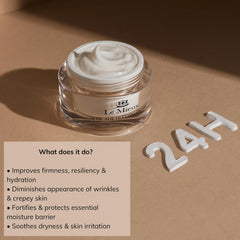 Le Mieux 24Hr Age Defying Cream ingredients list emphasizes ceramides and peptides.
