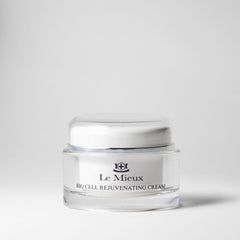 Le Mieux Bio Cell Rejuvenating Cream applied to face and neck day and night