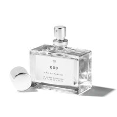Le Monde Gourmand 000 Spray on vanity shows pulse-point wear for lasting fragrance.