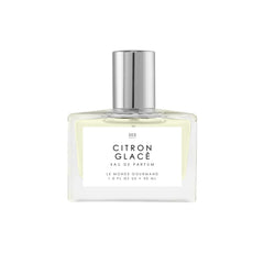Le Monde Gourmand Citron Glacé bottle—bright lemon aroma for daily refresh.