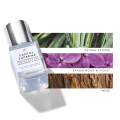 Application to pulse points shows the Santal Supreme wear for lasting aroma.