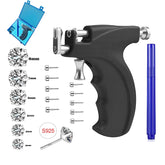 LECIEL ear piercing gun kit unboxing highlights reusable design for at-home use.