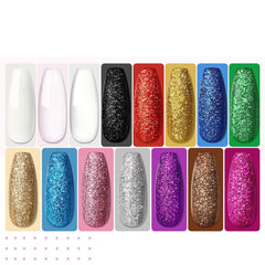 Leeclek acrylic powders clear: smooth application for durable DIY nails.