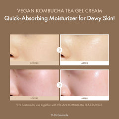 Leegeehaam Dr.Ceuracle kombucha tea extract bottle highlights probiotic care for skin