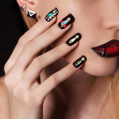 Leelosp iridescent colors elevate nails with party-ready sparkle.