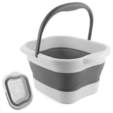 Leemeimei collapsible foot soak tub with handle for easy, portable spa sessions.