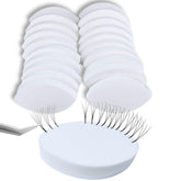 LEES A.M. eye shaped sponge close up for realistic lash training