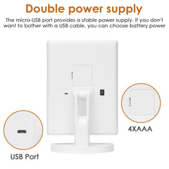 LeeWent dual power USB or battery mode for flexible placement.