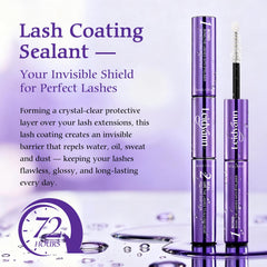 Leidyann Lash Cluster Glue 72-hour waterproof hold during workouts and daily activities.