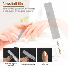 Leipple curved blade nail trimmer in action emphasizes smooth edge after trim
