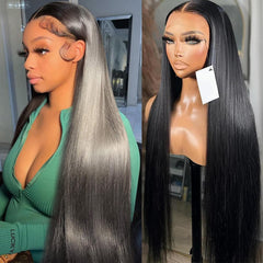 Lemoda 13x6 full lace frontal wig straight 26inch offers natural hairline and versatile styling
