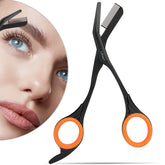 LePinko eyebrow trimming scissors with combs for precise shaping and easy grooming.