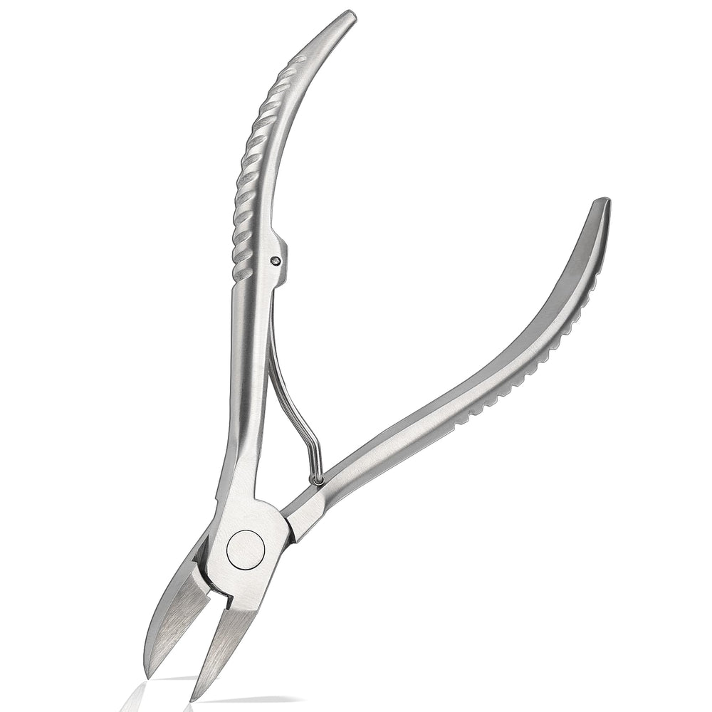 LePinko heavy-duty podiatrist toenail clippers with hand-forged construction for durable trimming.