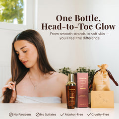 LEPURO Dubai Premium Elixir hair movement shows lightweight shine across textures.