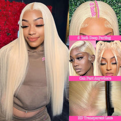 LETMIEO hairline detail with baby hairs for natural appearance.