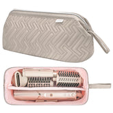 Leudes travel bag open showing organized interior for Shark Flexstyle attachments