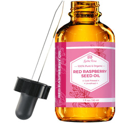 Leven Rose Raspberry Seed Oil bottle—antioxidant-rich hydration for radiant skin