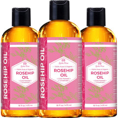 Leven Rose rosehip oil night-use drops demonstrates overnight nourishment for softer skin.