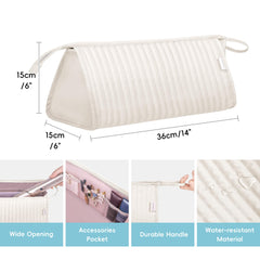 Lexeeco Shark FlexStyle travel case exterior keeps bulky hair tools organized while traveling.