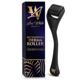 Lexi White Beauty derma roller face close-up for at-home skincare routine.